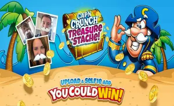 Cap’n Crunch Treasure ‘Stache Sweepstakes