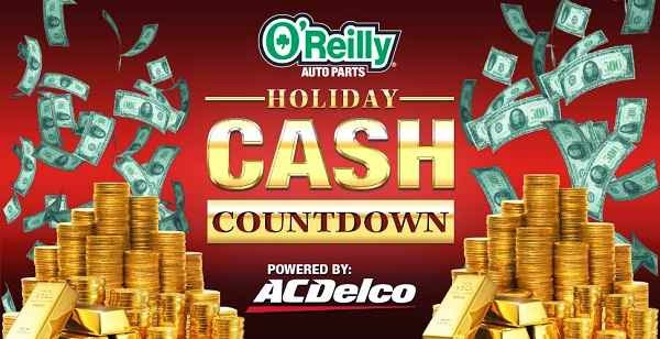 O'Reilly Cash Countdown Sweepstakes