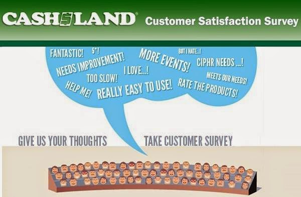 Cashland listens Customer Survey Sweepstakes