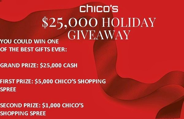 $25,000 Chico's Black Friday Holiday Giveaway