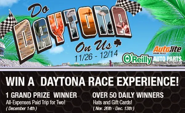 Do Daytona On Us Sweepstakes