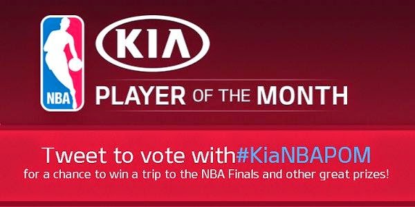 Kia Player of the Month Sweeps