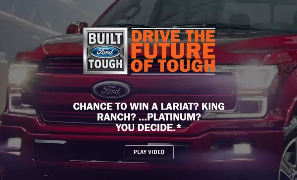 F-150 Drive the Future of Tough Sweepstakes