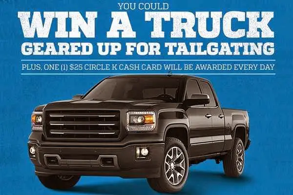 Win a Truck Geared up for Tailgating