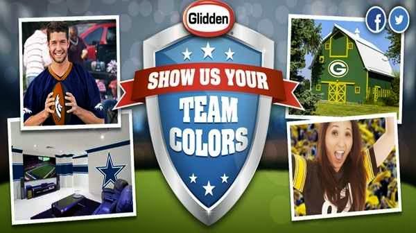 Glidden NFL Team Colors - Show Your NFL Fan Spirit