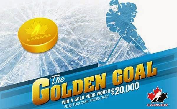 Golden Goal Promotion: Win $20,000 Golden Hockey Puck