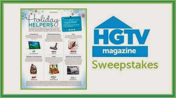 HGTV magazine Holiday Helpers Sweepstakes