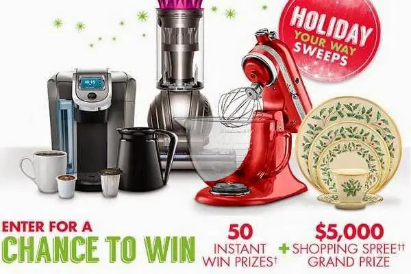 Holiday Your Way Sweepstakes