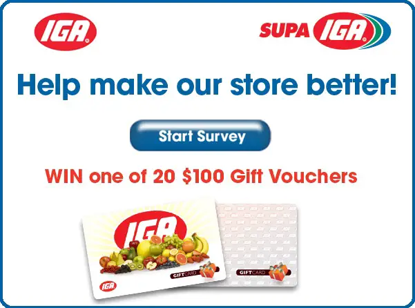 Win $200 Gift Card in IGA Feedback Survey Sweeps