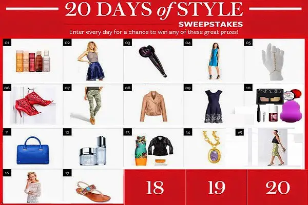 InStyle 20 Days of Style Sweepstakes