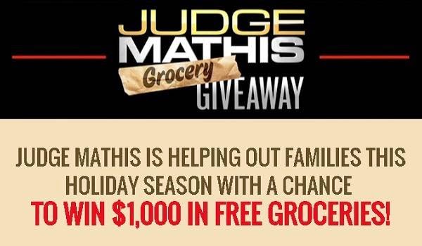 Judge Mathis TV Groceries Giveaway