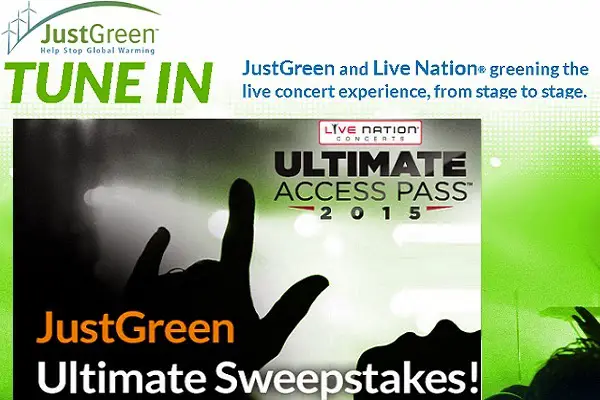 Tune in With Just Green Sweepstakes