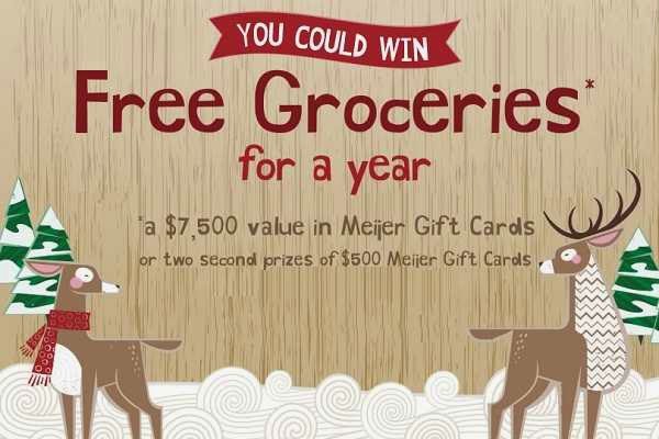 Win Free groceries for a year with Meijer
