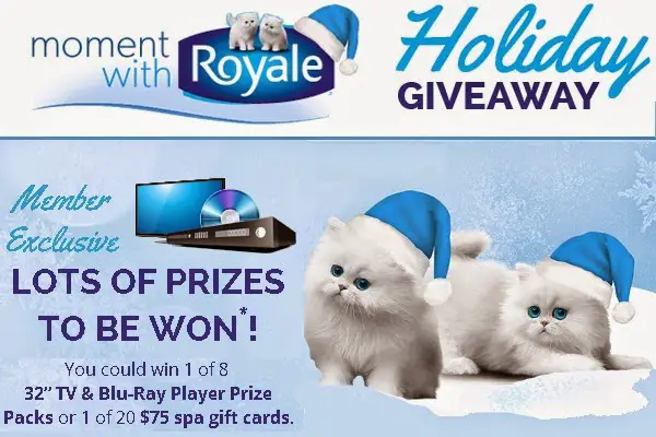 Moment with Royale - Holiday giveaway Win a 32″ LED TV