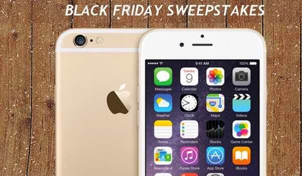 Overstock.com Black Friday Sweepstakes: Win 1 of the 5 iPhone 6
