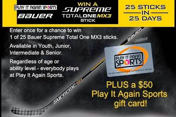 2014 25 Sticks In 25 Days Sweepstakes