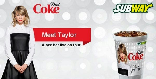 Subway Freshbuzz Meet Taylor Swift Sweeps