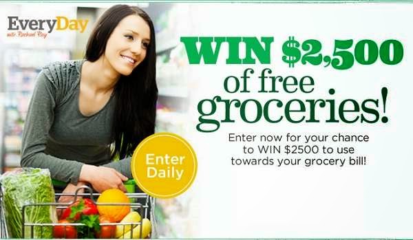 $2,500 Rachael Ray Win Grocery Sweepstakes