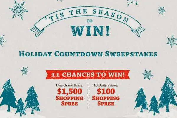 Rodale's Holiday Countdown Sweepstakes