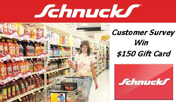 Win $300 Gift Card in Schnucks Please Rate US Survey Sweeps