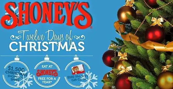 Shoney's 12 Days of Christmas Sweepstakes