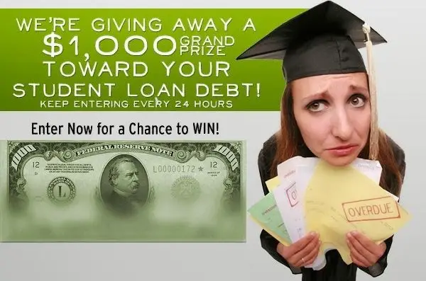 $1000 Student Loan Sweepstakes