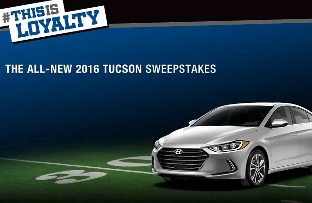 Hyundai This Is Loyalty Sweepstakes