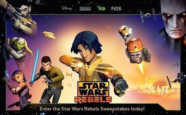 Verizon FiOS WATCH Disney XD Star Wars Rebels Sweepstakes