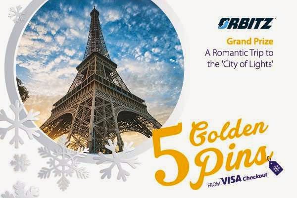 Visa Checkout 5 Golden Pins Sweepstakes