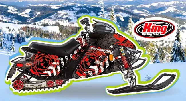 Win a 2015 King Husky 250 Snowmobile