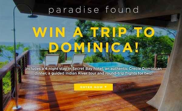 Win a Trip to Dominica with Domino