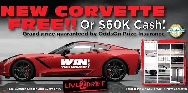 Win your car or $60k Cash in America's #1 Dream Car Giveaway