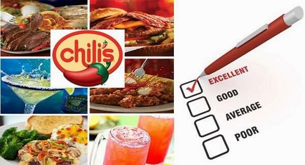 Go Chili's Survey Sweeps to win $1000
