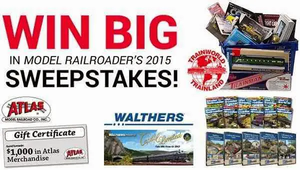 Model Railroader 2015 Sweepstakes