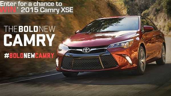 Win a 2015 Camry XSE in 2015 Toyota Camry Contest