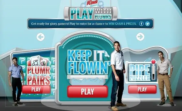 Play with Plumr Keep It Flowin Instant Win Game