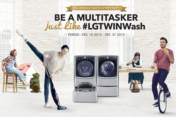 Lgtwinwashevent.com: Be a Multitasker like #LGTWINWash