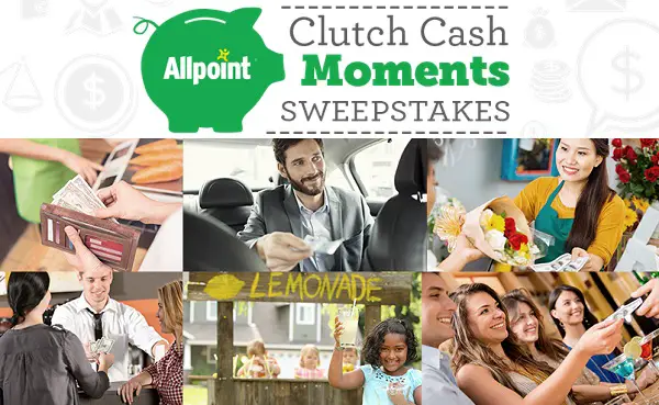 Allpoint Clutch Cash Moments Sweepstakes