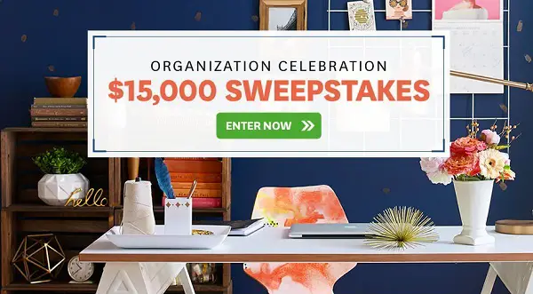 Bhg.com Organize Your Space $15K Sweepstakes