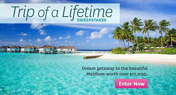 BHG Maldives Trip Sweepstakes