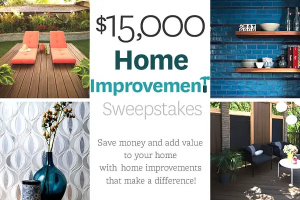 $15,000 BHG Win Home Improvement Sweepstakes