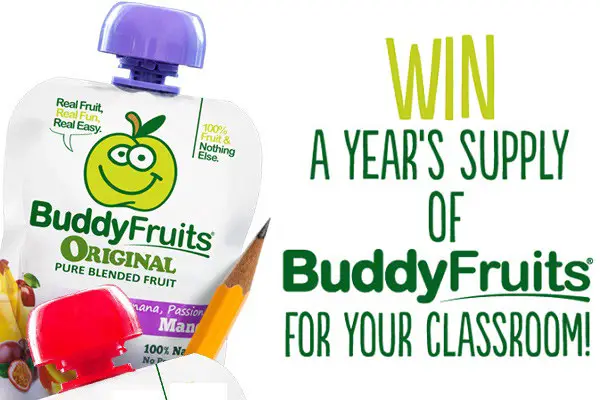 Buddy Fruits Back to School Sweepstakes