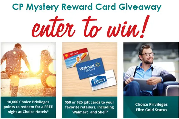 CP Mystery Reward Card Giveaway & Instant Win Game