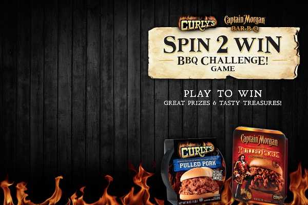 Curly's Spin 2 Win BBQ Challenge Game