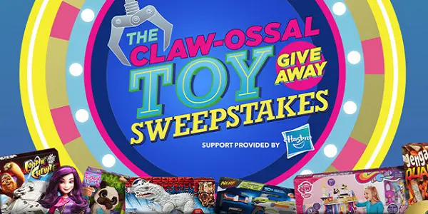 Claw-ossal Toy Giveaway Sweepstakes