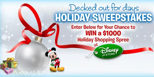 Disneystories.com Decked Out For Days Sweepstakes