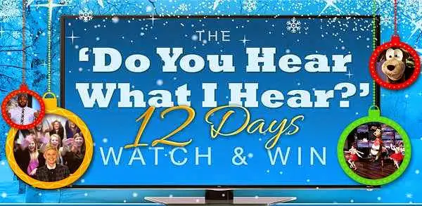 Ellen Do You Hear What I Hear 12 Days Watch & Win Contest