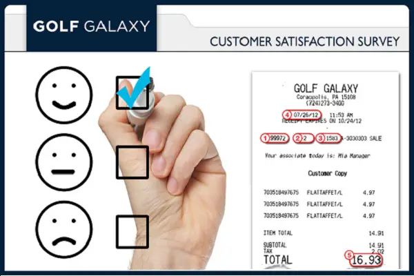 Golf Galaxy Customer Satisfaction Survey