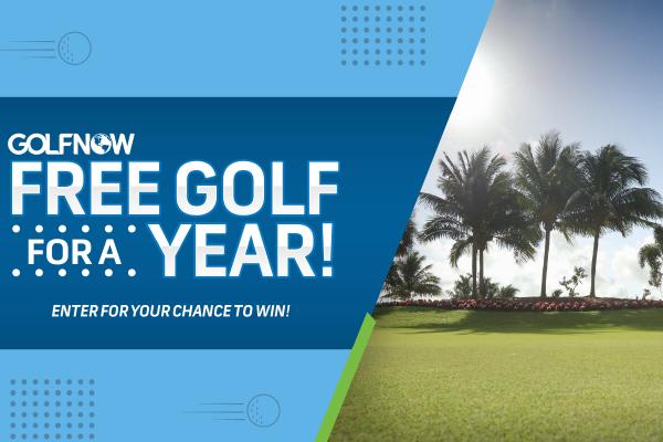 GolfNow - Free Golf for a year Sweepstakes