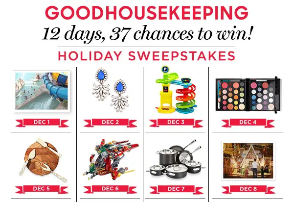 Goodhousekeeping.com 12 Days of Giveaways Sweepstakes